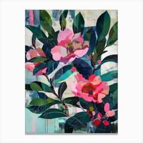 Pink Flowers 3 Canvas Print