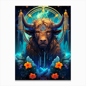 Bull Of The Gods Canvas Print