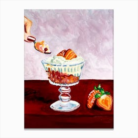Trifle Still Life Canvas Print