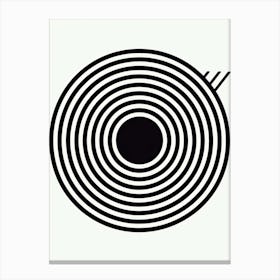 Sydney Abstract Space Minimalist Bauhaus Canvas Print