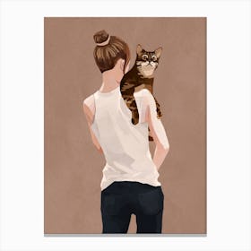 Silly Cat Canvas Print