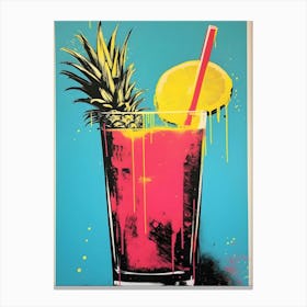 Pineapple Drink 1 Canvas Print