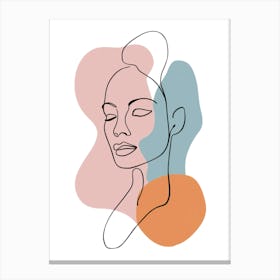 Portrait Of A Woman 3 Canvas Print