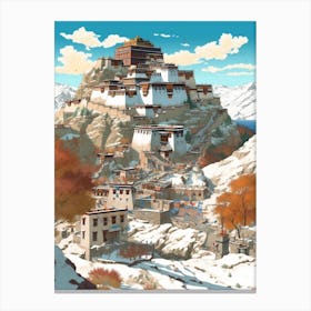 Potala Palace Lhasa Tibet Canvas Print