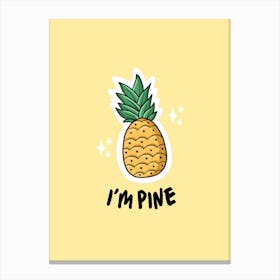 Pineapple Canvas Print