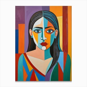 Face Of A Woman 2 Canvas Print