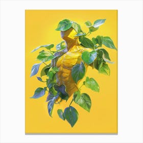 Man In The Tree Canvas Print