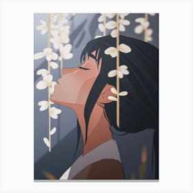 Kawaii Woman Canvas Print