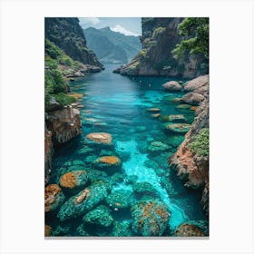 Blue Lagoon In Thailand Canvas Print