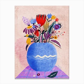 Still Life Colorful Bouquet Canvas Print