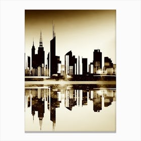 City Skyline 6 Canvas Print