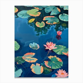 Water Lilies 15 Canvas Print