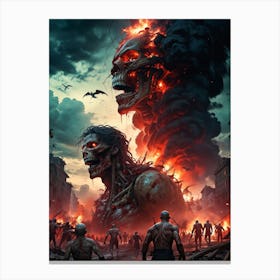 Zombie Apocalypse Canvas Print