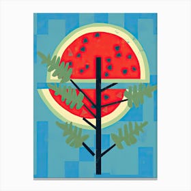 Watermelon Illustration 4 Canvas Print