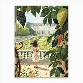 In The Garden Palace Of Versailles Garden France 1 Canvas Print