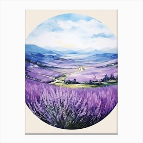 Lavender Field 2 Canvas Print