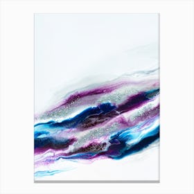 Purple And Blue Sparkles Canvas Print