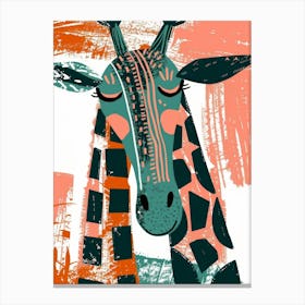 Giraffe 130 Canvas Print