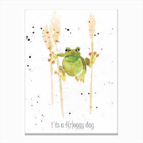 A Froggy Day Canvas Print