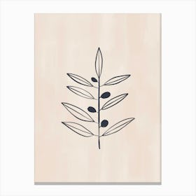 Olive Branch 1 Canvas Print
