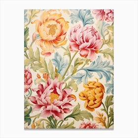 Floral Wallpaper 266 Canvas Print