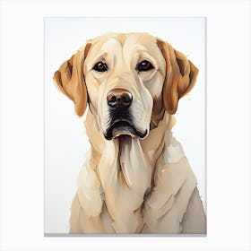 Labrador Dog Oil Painting Digital Pet Art Canvas Print