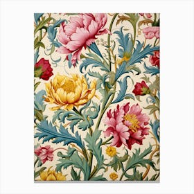 Floral Wallpaper 41 Canvas Print