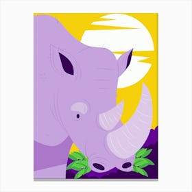 Rhinoceros Canvas Print