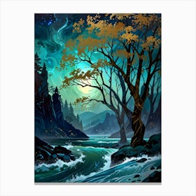 Twilight Forest Canvas Print