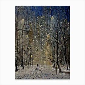 New York-Winter Canvas Print