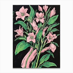 Lily Of The Valley painting Canvas Print
