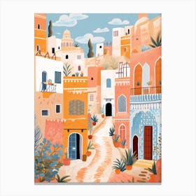 Agadir Morocco 3 Illustration Canvas Print