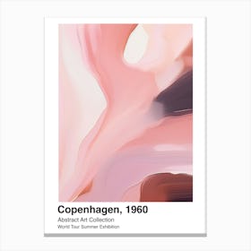 World Tour Exhibition, Abstract Art, Copenhagen, 1960 10 Canvas Print