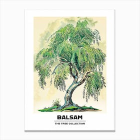 Balsam Tree Storybook Illustration 2 Poster Canvas Print