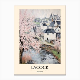 Lacock (Wiltshire) Painting 1 Travel Poster Canvas Print