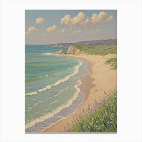 Romantic Beach Canvas Print