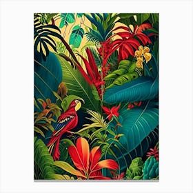 Tropical Paradise  5botanical Canvas Print