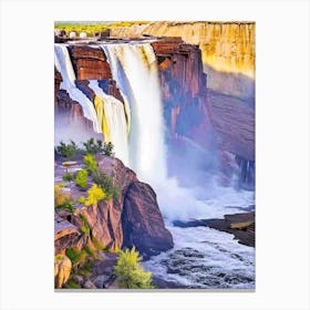 Shoshone Falls, United States Majestic, Beautiful & Classic (1) Canvas Print