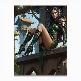 Elven Beauty Canvas Print