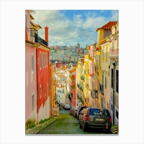 Streets Of Lisbon I in Color Canvas Print