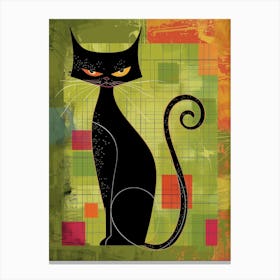 Black Cat 61 Canvas Print