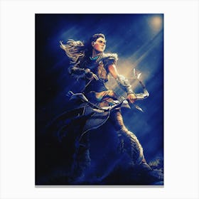 Light Of Heroes ― Aloy – Horizon Zero Dawn Canvas Print