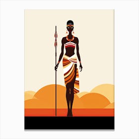 Spirit of the African Tribe Canvas Print
