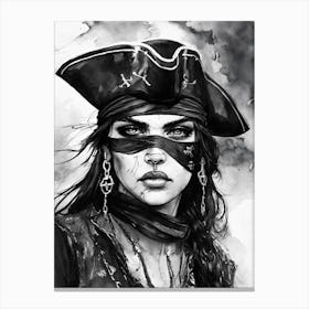 Pirate Girl Canvas Print