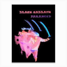 Black Sabbath Paranoid Canvas Print