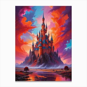 Disney Castle 3 Canvas Print