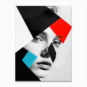 Abstract Portrait Of A Woman 2 Canvas Print