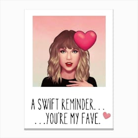 Taylor Swift Reminder Stampe su tela