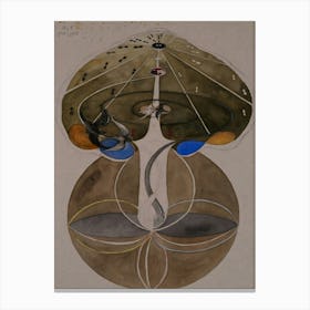 Hilma af Klint - The Tree Of Knowledge No . 2 B Canvas Print