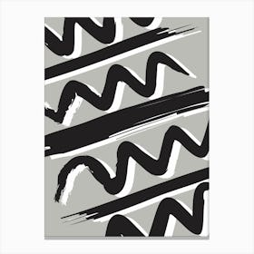 Wavy Lines Canvas Print